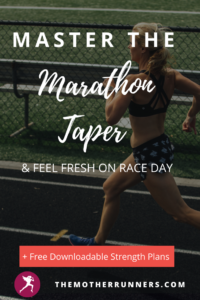 master the marathon taper