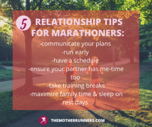 relationship tips for marathoners