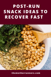 Post-run snack ideas to recover fast