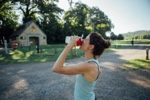 Hydration is essential for runners.