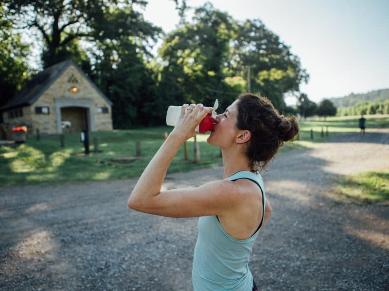 Hydration is essential for runners.