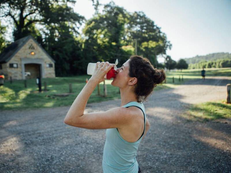 Hydration is essential for runners.