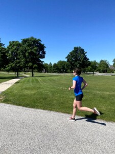 Laura Norris, head coach for The Mother Runners, says to start small building from 30 to 60 grams of carbs per hour.