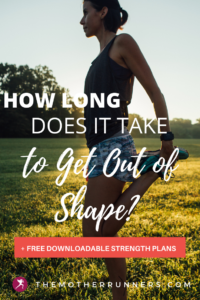 How long does it take to lose running fitness?