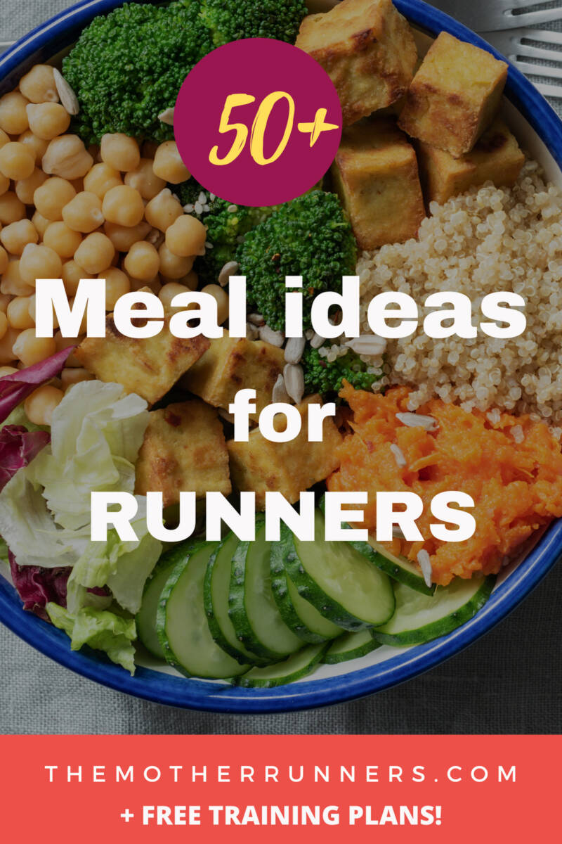 meal ideas for runners pin