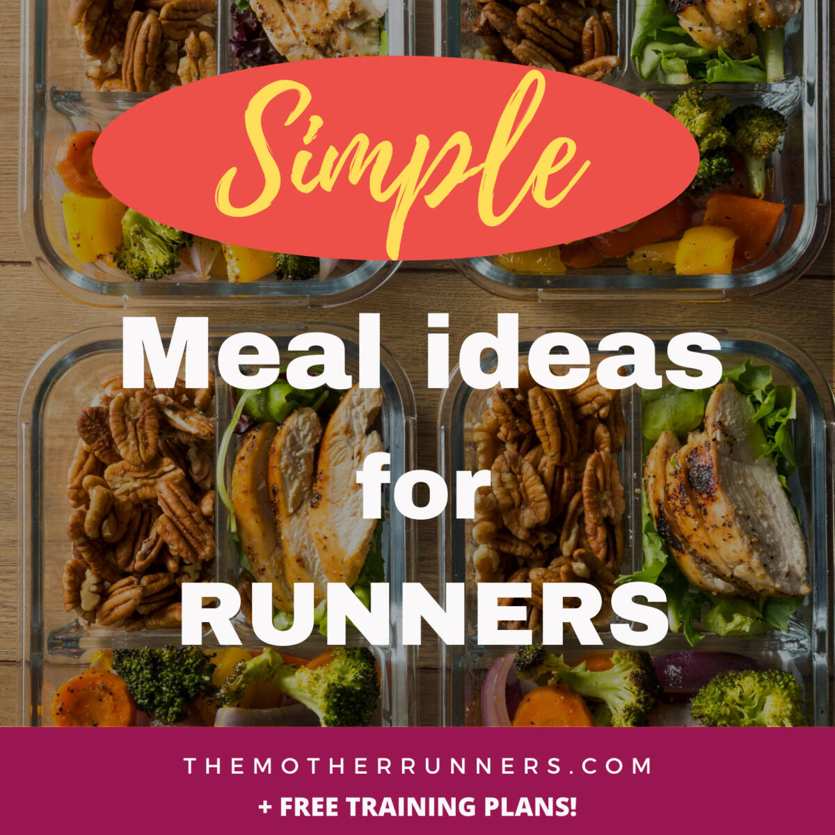 meal ideas for runners pin 2