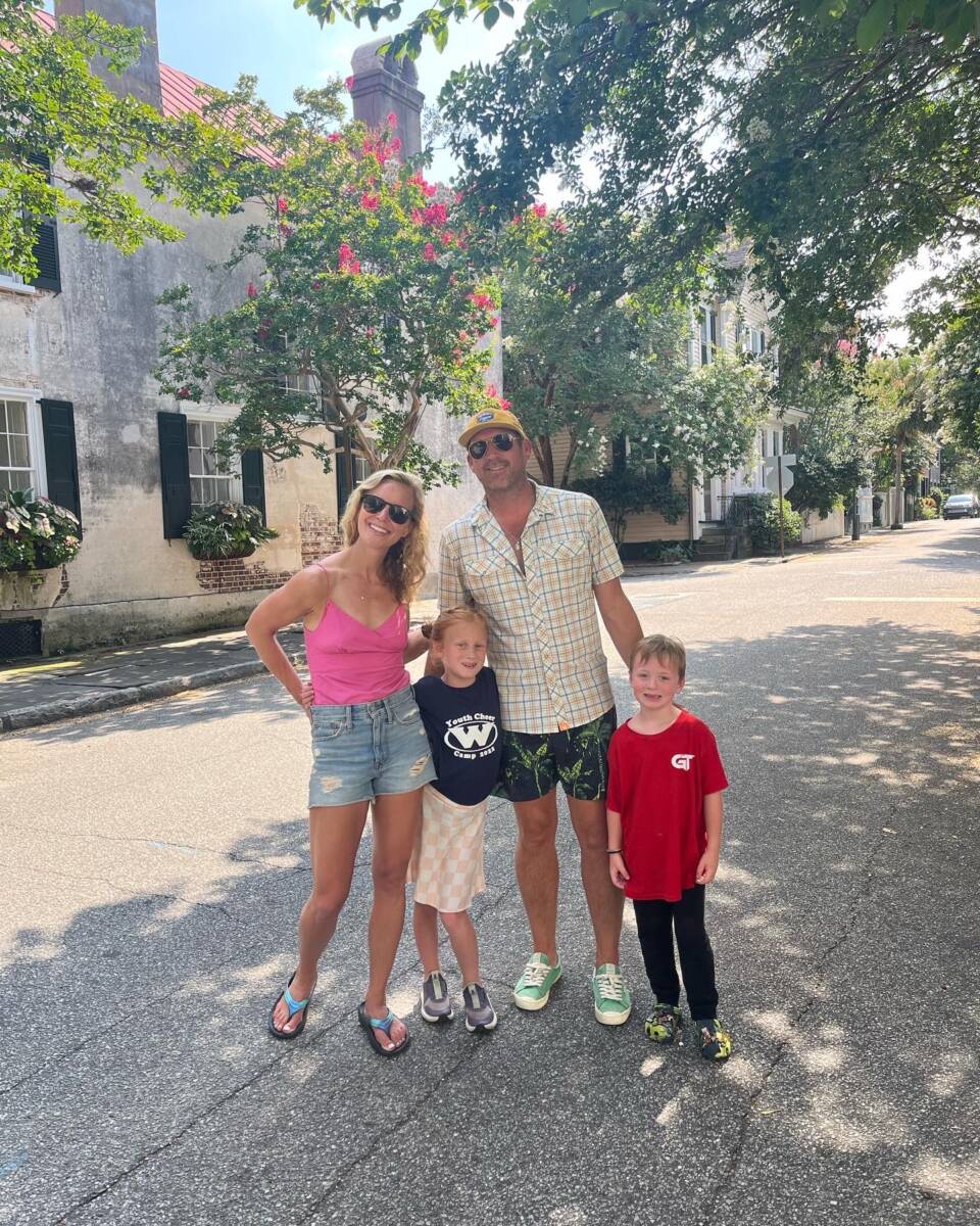 A photo of my family in Charleston.