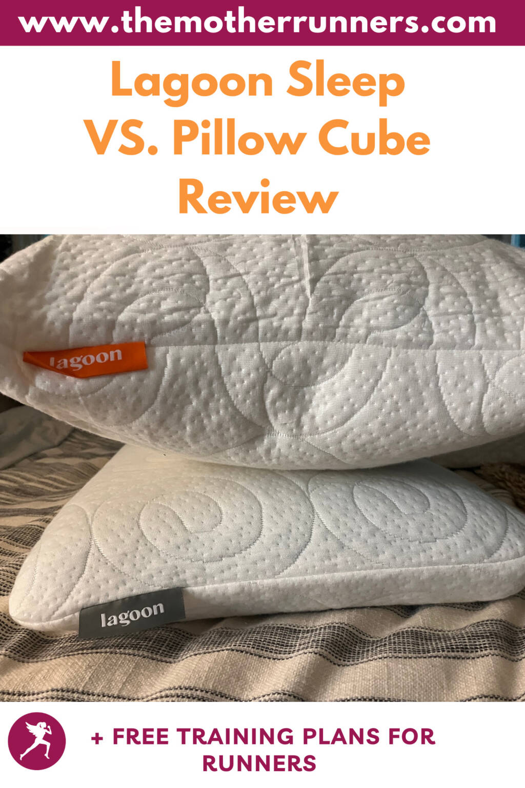 Pillow Review Lagoon Sleep Pillow vs. Pillow Cube Review The Mother