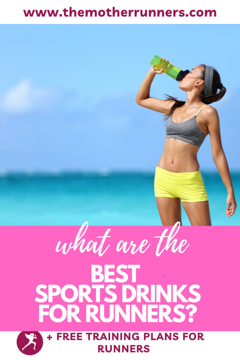 sports drinks for runners pin