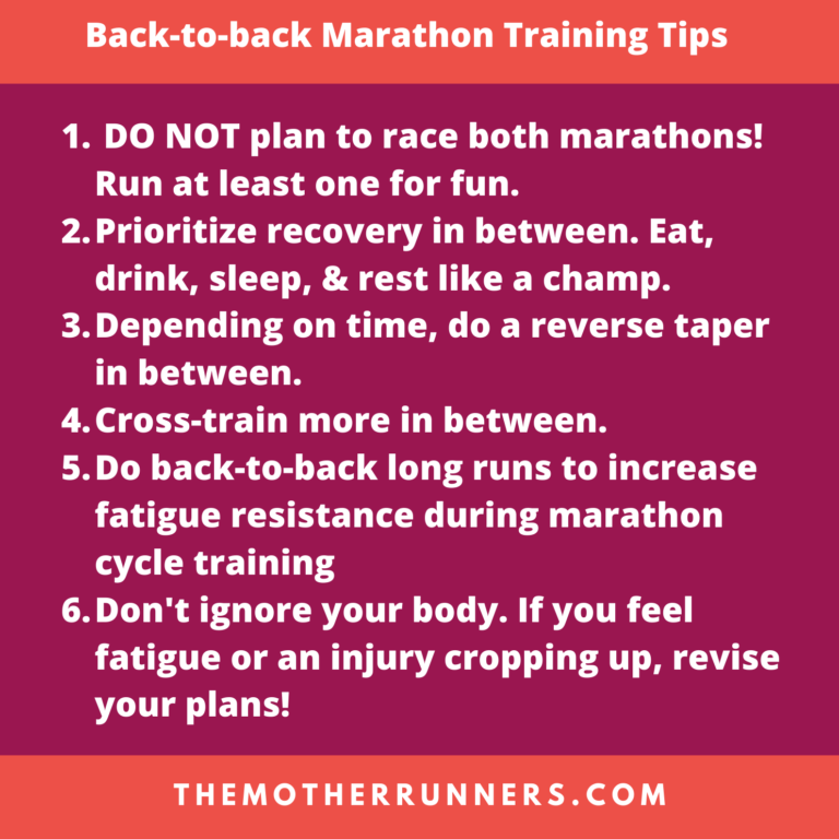 Is It Safe to Run BacktoBack Marathons? The Mother Runners