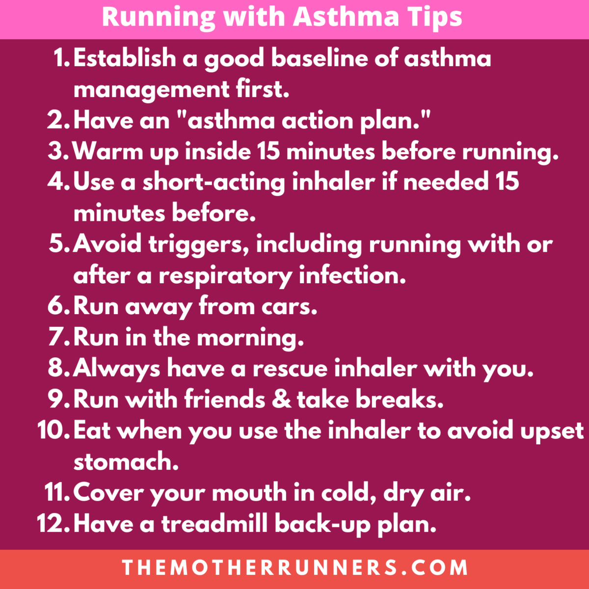 10 Expert Tips for Running with Asthma The Mother Runners