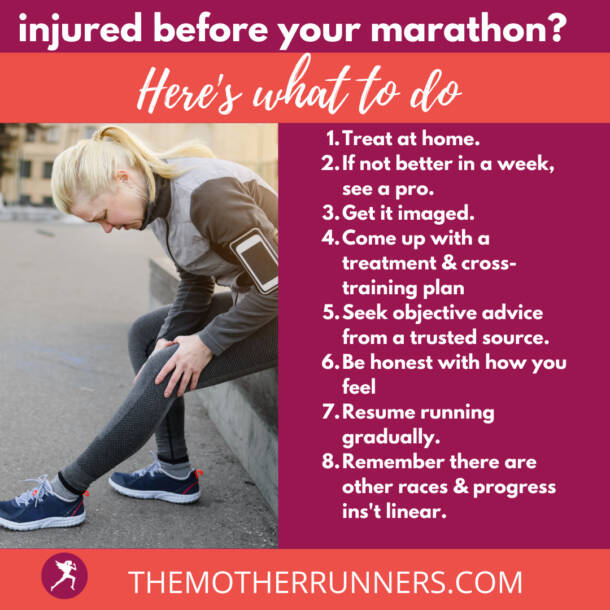 Injury During Marathon Training? Here’s What to Do! The Mother
