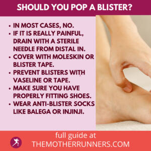 graphic of blister tips