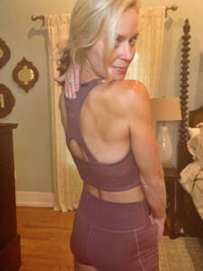 Relay Active Bra worn by Whitney Heins