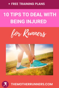 running injury coping pin