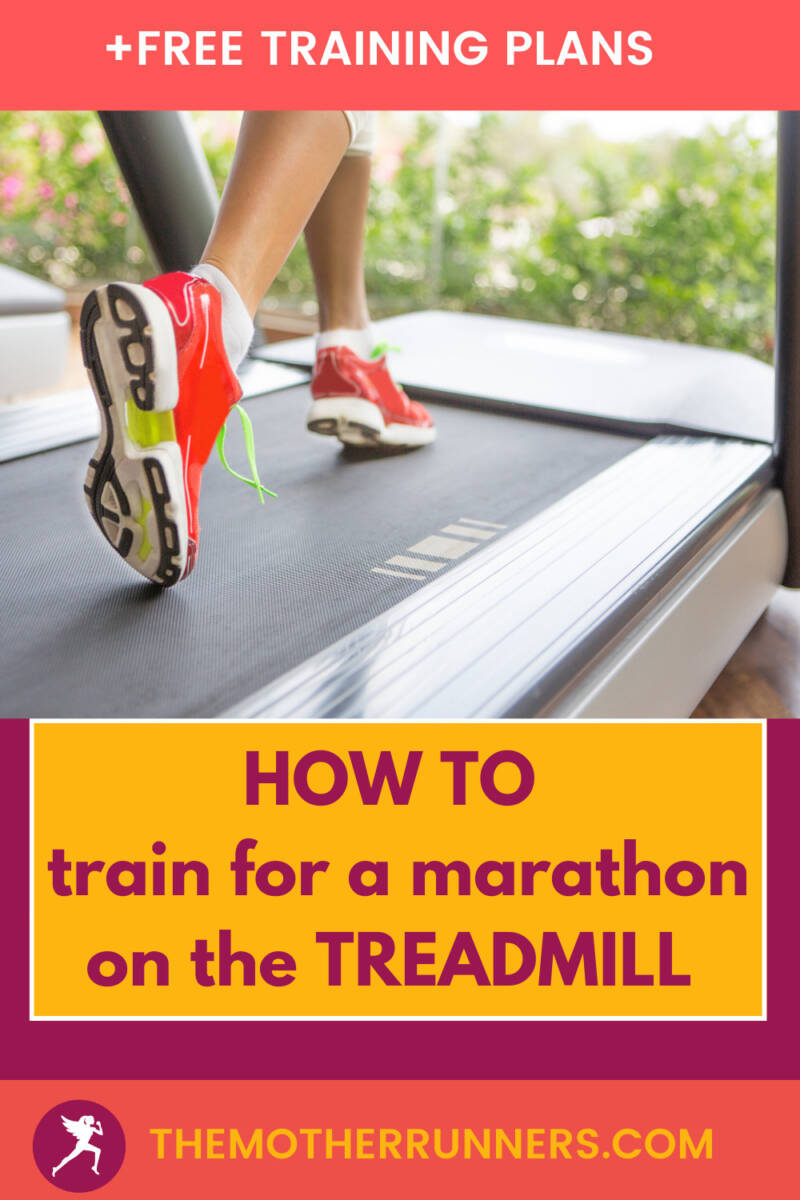marathon treadmill training tips pin 1