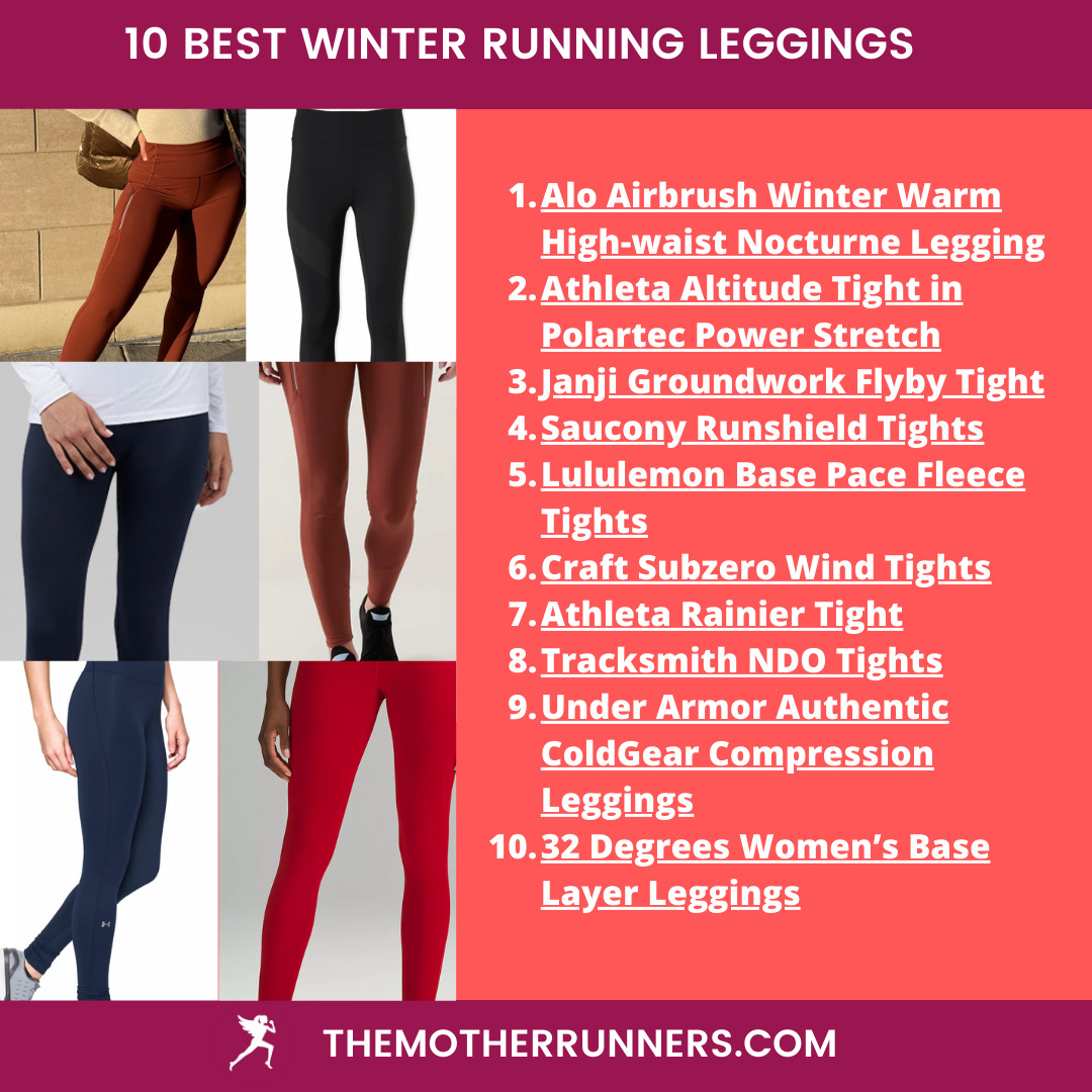 10 Warmest & Best Cold Weather Running Tights for Women The Mother