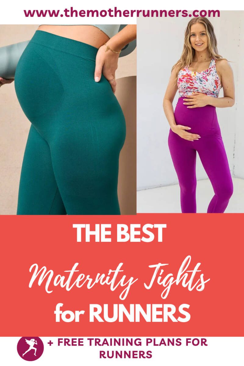 best maternity running tights pin