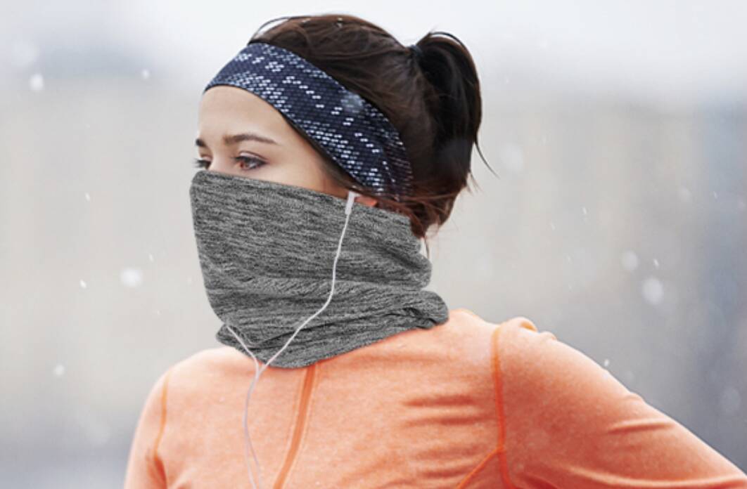 runner in face mask