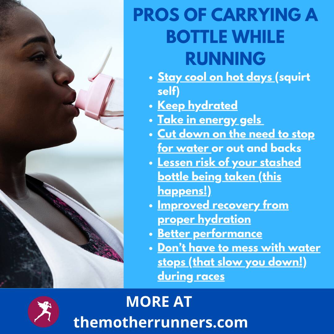 soft water bottle running