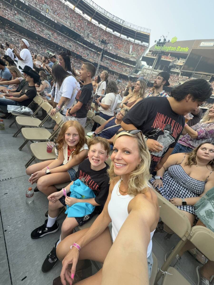 whitney with her kids